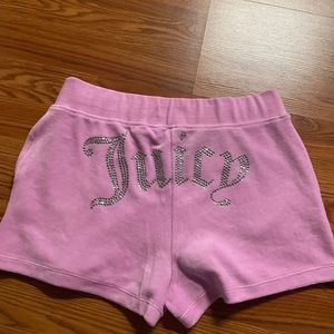 New with tags juicy couture bling rhinestone diamanté shorts.